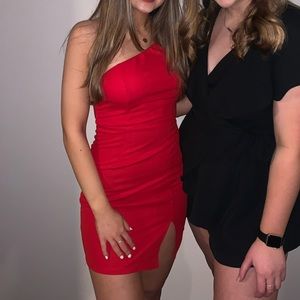 princess polly priya red mini dress